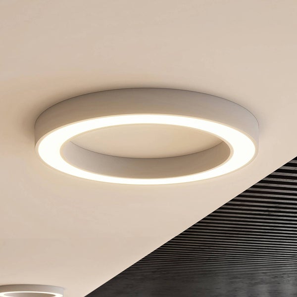 Arcchio LED Deckenleuchte Sharelyn (Modern) in Weiß aus Aluminium (1 flammig, ) - Lampe Deckenlampe Küchenleuchte