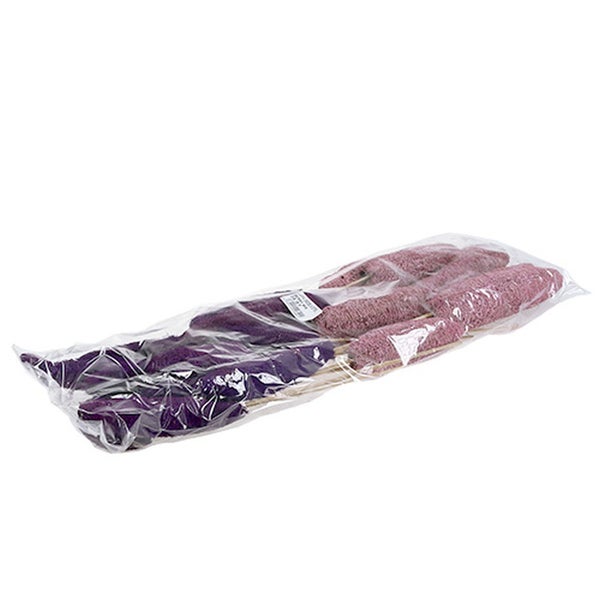 Verpackung mit Ziergras für den Innenbereich