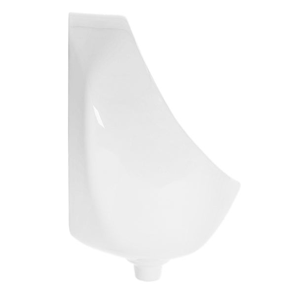 ECD Germany Urinal Zulauf von Oben Weiß, Hochwertige Keramik Pinkelbecken, Modernes Design Pissoir, 35 x 42 x 30 cm, Rund, Spülrand Geschlossen, Ablauf nach hinten, WC-Urinal Absaugeurinal Becken