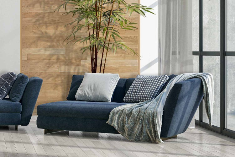 wodewa Holz-Wandverkleidung, EICHE exquisit, geölt, zum Verkleben - Moderne Wanddekoration für Wohnzimmer, Küche, Bad, Schlafzimmer und Flur