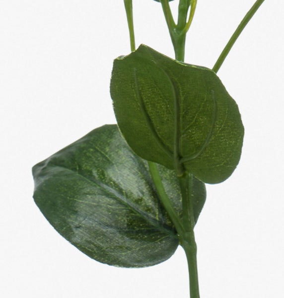 Künstliche Oncidium-Orchidee, gelber Blütenzweig für Dekoration.