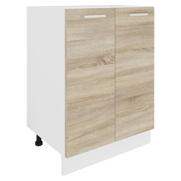 Küchenschrank B 60 cm Unterschrank Drehtüren Esilo
