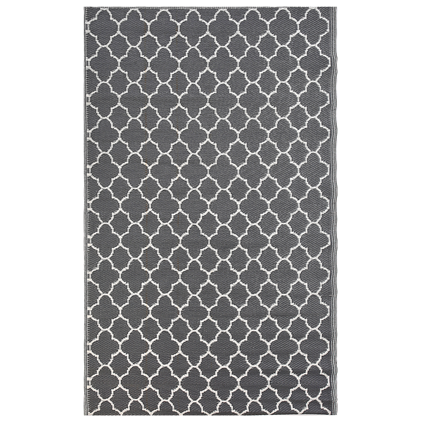 Outdoorteppich SURAT Grau 120 x 180 cm