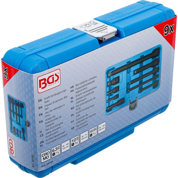 BGS Technic Logo. Kraftverlängerungssatz im blauen Koffer