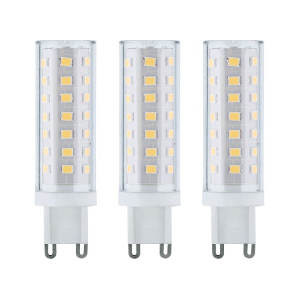 Standard 230V LED Stiftsockel G9 3er-Set 3x470lm 3x5W 4000K Klar