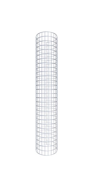 Gabionensäule Durchmesser 37 cm MW 5 x 5 cm rund - Höhe: 140 cm