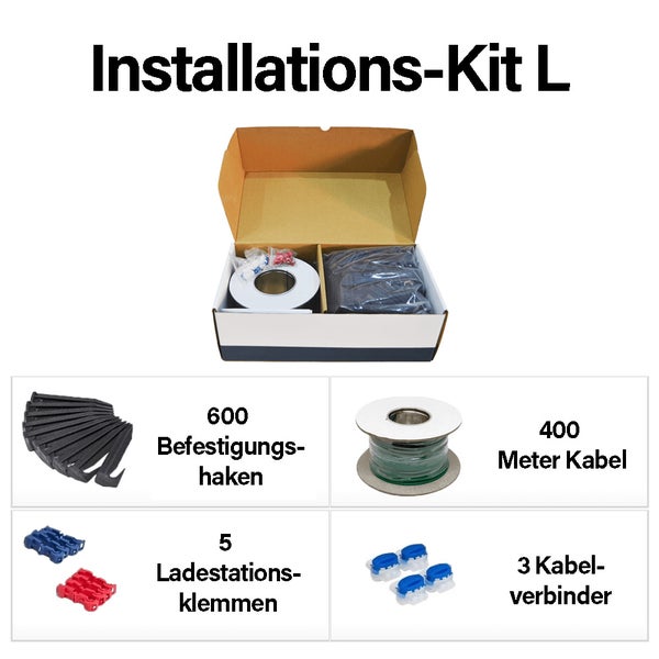 Home Deluxe - Mähroboter Installations Kit LADO L - für alle Husqvarna Modelle - Zubehörset