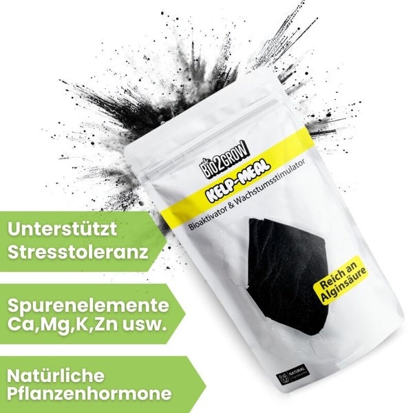 Bio2Grow Kelp-Meal Bioaktivator und Wachstumsstimulator in einer Verpackung