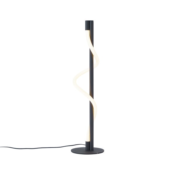 Stehleuchte mit gewundenem Lichtelement