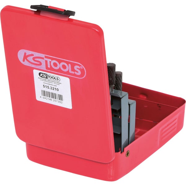KS TOOLS HM Frässtift-Satz Stahlblechkassette 10tlg. - 515.3210