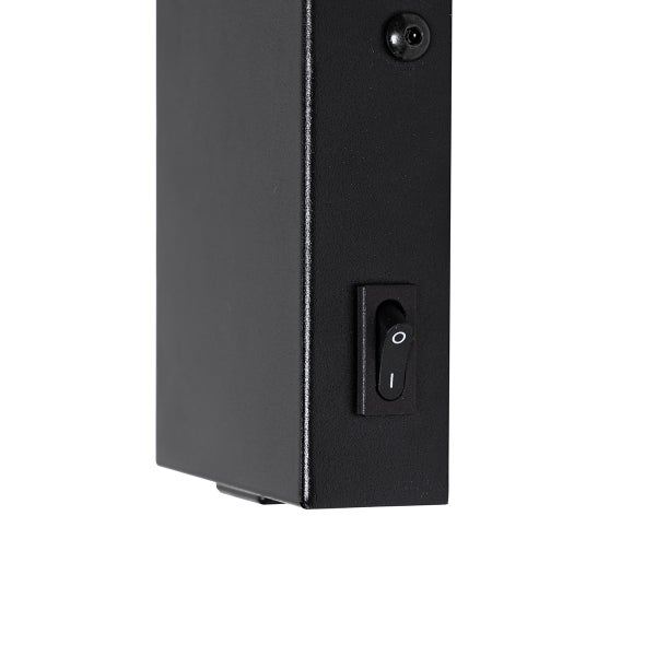 Detail einer Leuchte mit Schalter