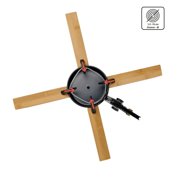 Weihnachtsbaumständer mit Baumstammdurchmesser von 1,5 bis 12 cm