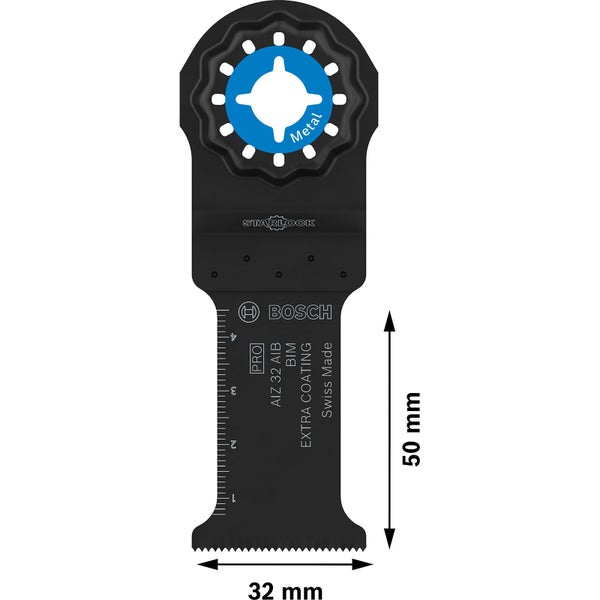 Bosch Sägeblatt für Multitools, geeignet für Metall, 32 x 50 mm