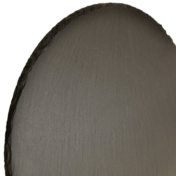 Runde Schieferplatte