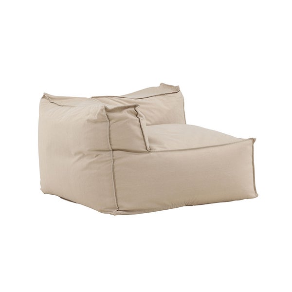 Rambo Sitzsack Eckteil beige. 105 X 105 X 75 cm