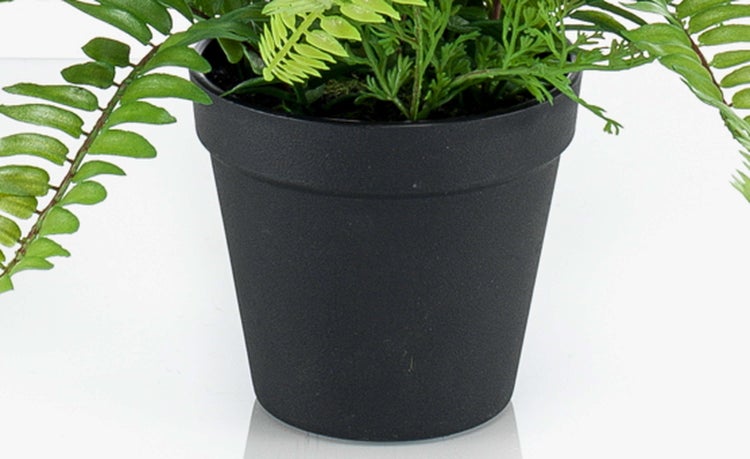 Plastik Boston Farn MONTANES, grün, 35cm - Künstlicher Farn/Zimmerpflanze Deko