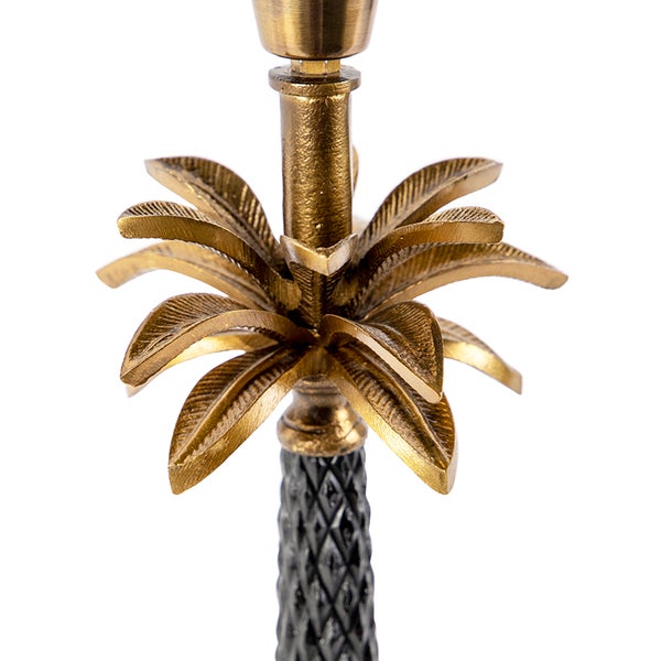 Art Deco Tischlampe Gold ohne Schirm - Areka
