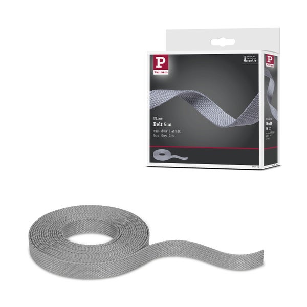 ULine Gurt 5m Dacron Textil Kupfer Grau