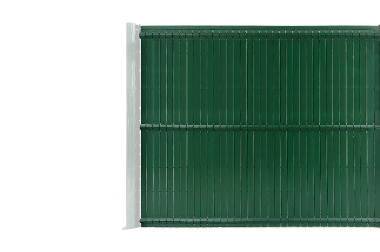 PVC-Sichtschutzlamellen-Set 4m CINTO H.170cm Grün