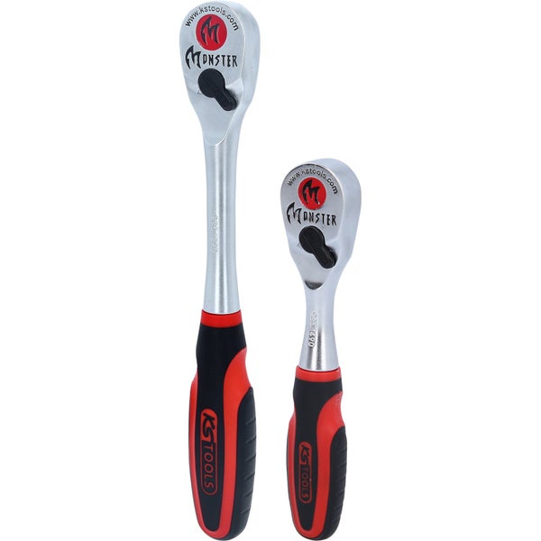 Zwei Umschaltknarren von KS Tools mit ergonomischem Griff
