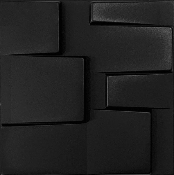 Polystyrol XPS Styropor 3D Paneelen Deckenpaneelen Dekoren 50x50cm 3mm stärke Tetris Schwarz