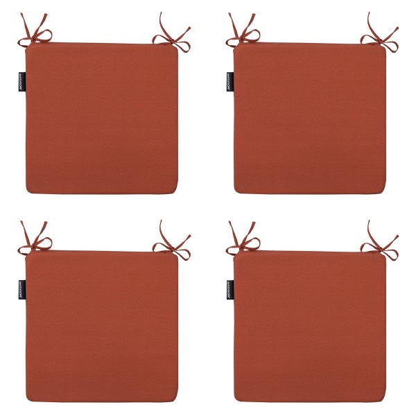 Sitzkissen Panama terra - Ca. 40x40 cm - 4er-Set