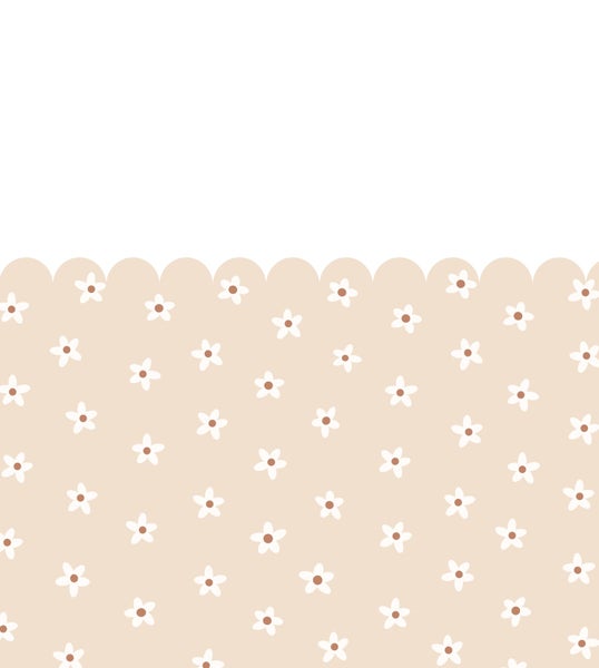 Dekoratives florales Muster mit stilisierten Blumen