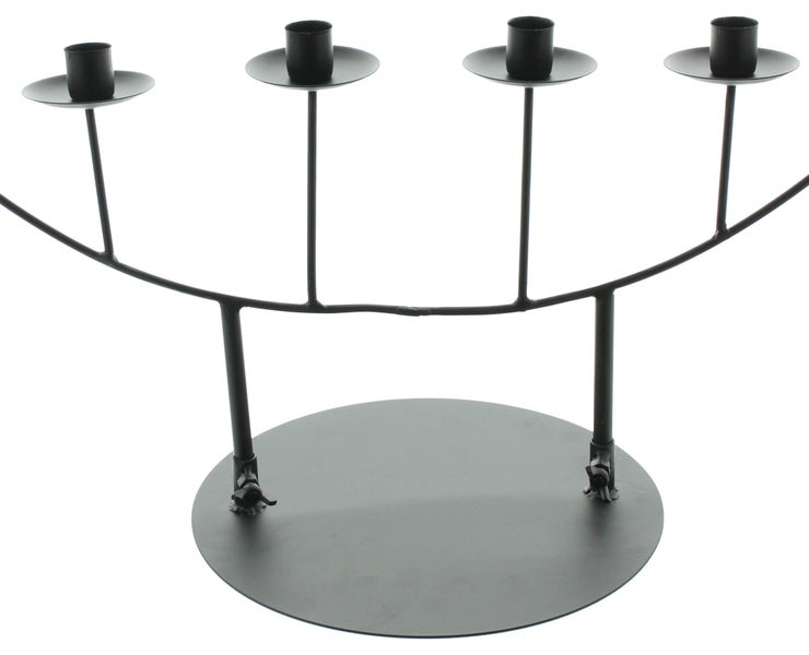 FRANK FLECHTWAREN | Kerzenhalter Circle, METALL, 58 x 25 x 70 cm
