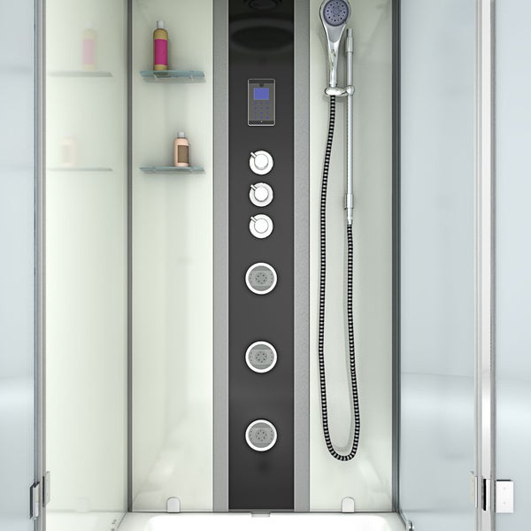 Aufblasbares Hundebett mit Pfotenmuster