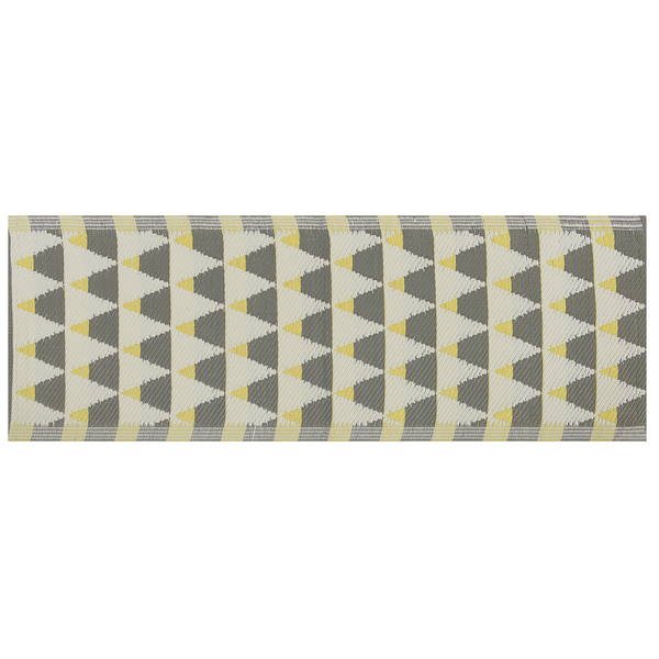 Outdoorteppich HISAR Grau 60 x 105 cm