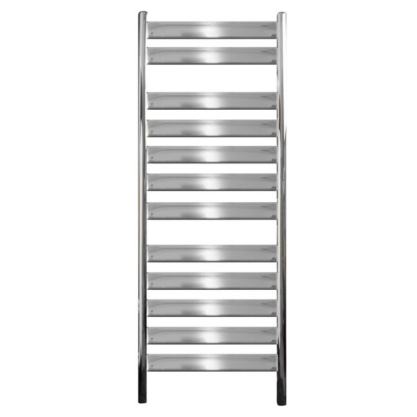 ECD Germany Design Badheizkörper Tharr - 500 x 950 mm - Chrom - Designheizkörper Paneelheizkörper Flachheizkörper Heizkörper Handtuchwärmer Handtuchtrockner Wandheizung Heizung Radiator