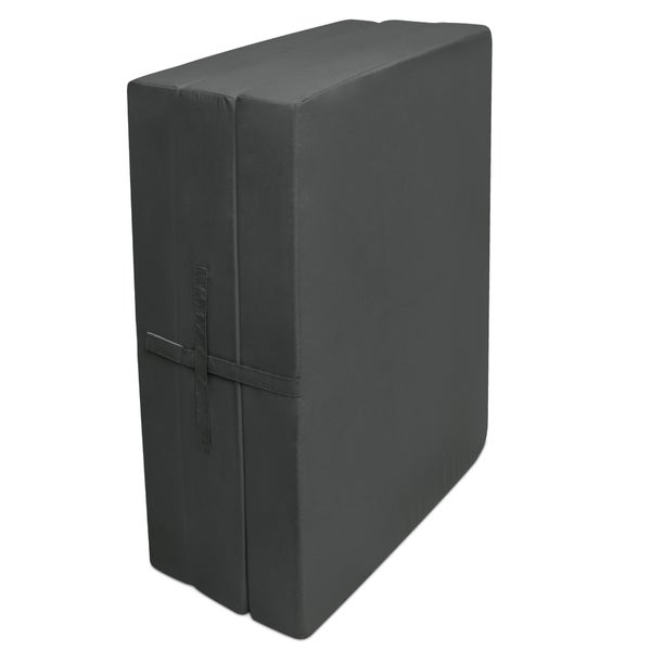 Beautissu Campix Klappmatratze 195x80x10cm Anthrazit