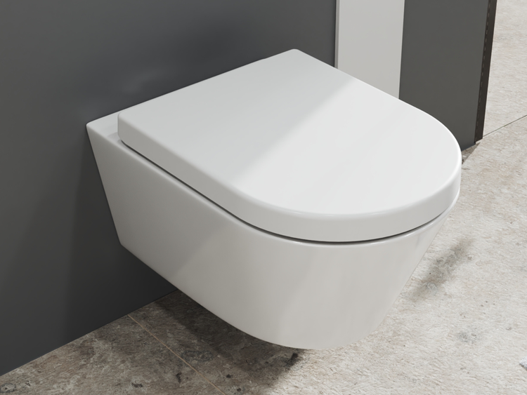 SSWW Design Hänge-WC Beta CT2063V.19 – Spülrandlos – mit Softclose & Nanobeschichtung