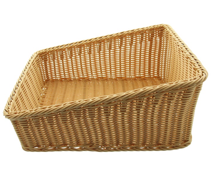 FRANK FLECHTWAREN | Regalkorb Poly, 40 x 50 cm, KUNSTSTOFF, METALL, 40 x 50 x 13 cm, hintere Höhe 22 cm
