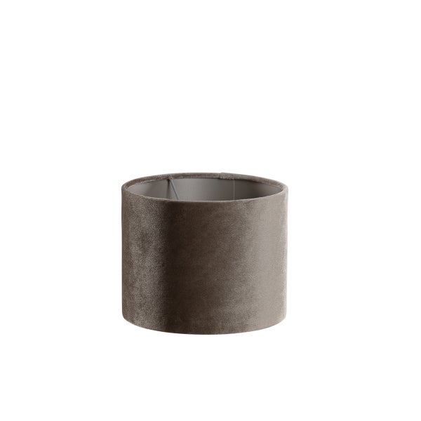 Zylindrischer Lampenschirm aus Samt