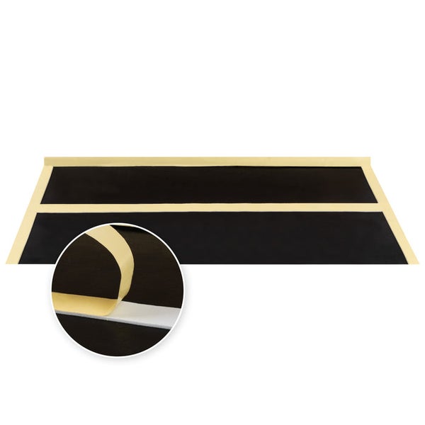 FLOORDIREKT Gummi Stufenmatte Madras für den Außenbereich mit Klebestreifen 25 x 75 cm 5er-Set