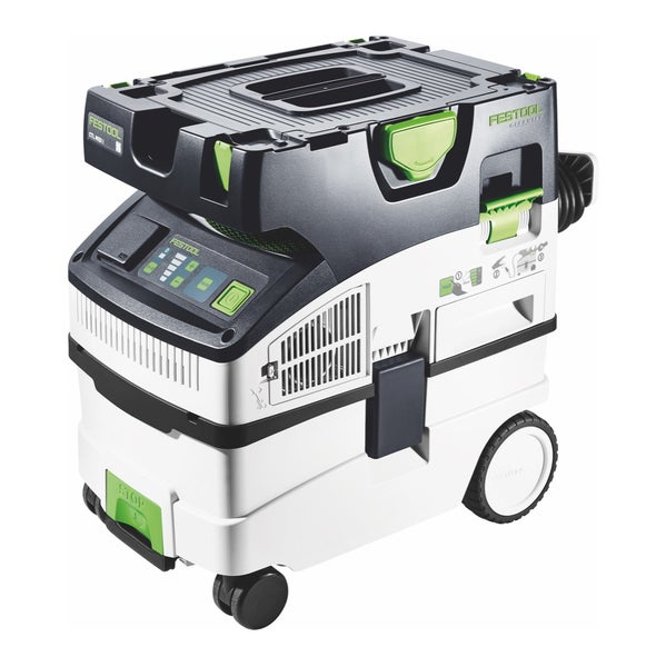 Festool CTL MIDI I Cleantec Absaugmobil 15 l Staubkl. L + Nassfilter + 6x Filtersack + Reinigungsset RS-ST D 27/36-Plus im Systainer