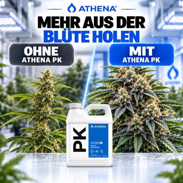 Athena PK Blütedünger Kanister 3,79 Liter zur Förderung der Pflanzenblüte in einer Indoor Anbauumgebung