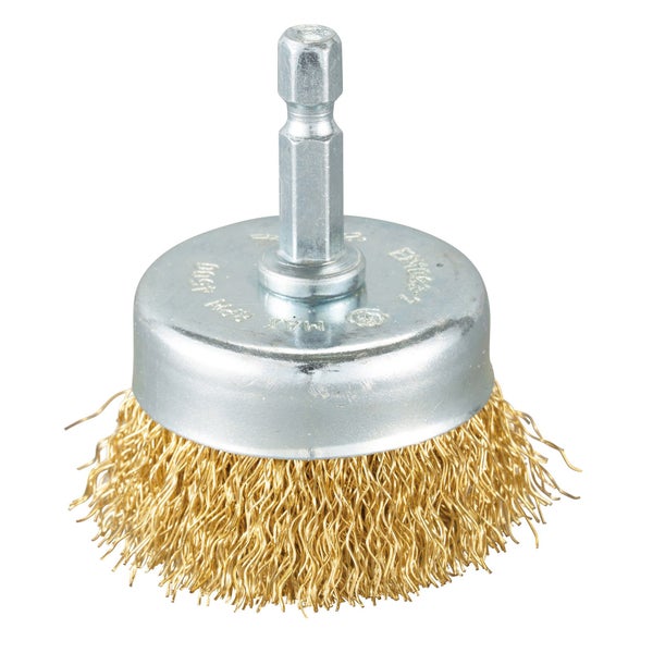 Topfbürste mit Drahtborsten