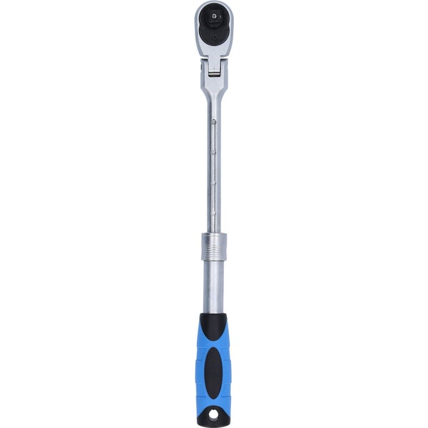 BRILLIANT TOOLS 3/8 Teleskop-Umschaltknarre mit flexibelem Kopf (250 - 350 mm) - BT021997