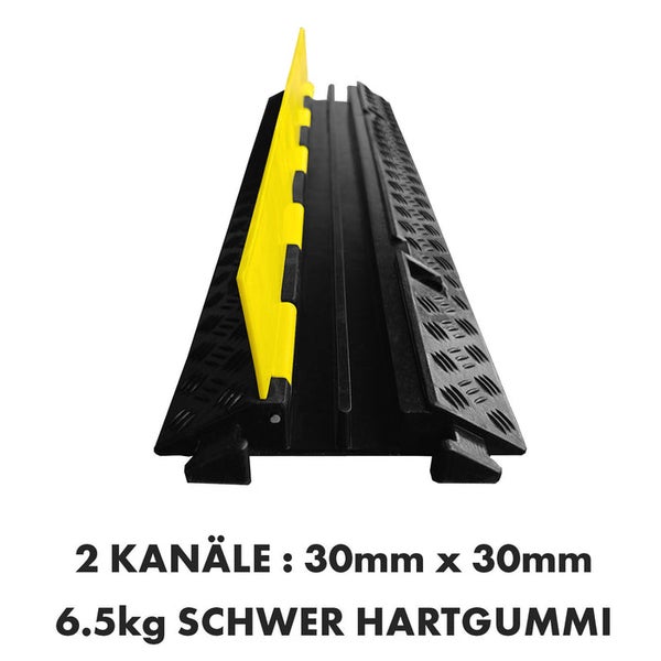 Kabelbrücke aus Hartgummi mit zwei Kanälen