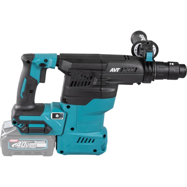 Makita Akku-Abbruchhammer mit Zusatzhandgriff und 40-Volt-Akku