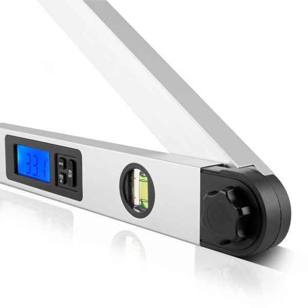 Digitaler Winkelmesser DW-45 ST  Aluminium Messbereich von 0-230 Grad