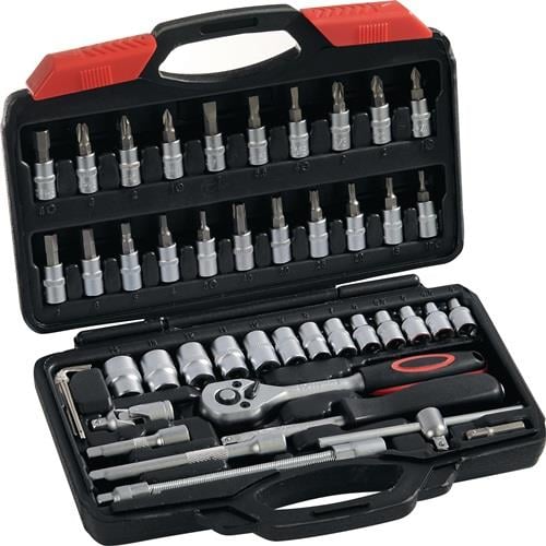 Now Steckschlüsselsatz 45tlg. 1/4″ SW 4-14 mm Anzahl Zähne 72 6-kant - S4000802099