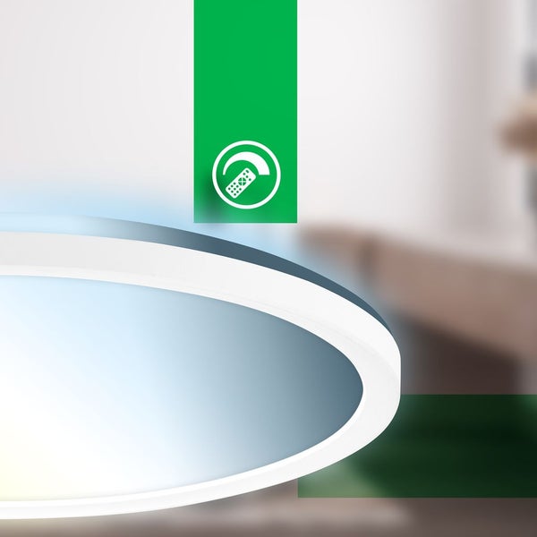 LED Panel LED Deckenleuchte Deckenlampe EEK A Dimmbar Fernbedienung CCT