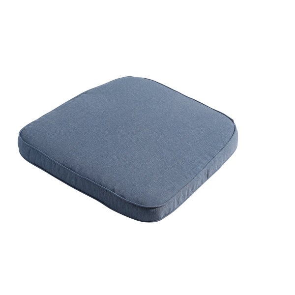 Sitzkissen Geflecht Panama saphirblau - ca. 48x48 cm - 4er-Set