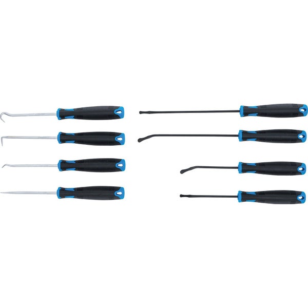 BGS Haken-Satz mit geraden und abgerundeten Spitzen 8tlg. - 8638