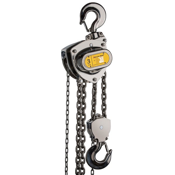 Kettenzug mit Haken zur Lastenbewegung