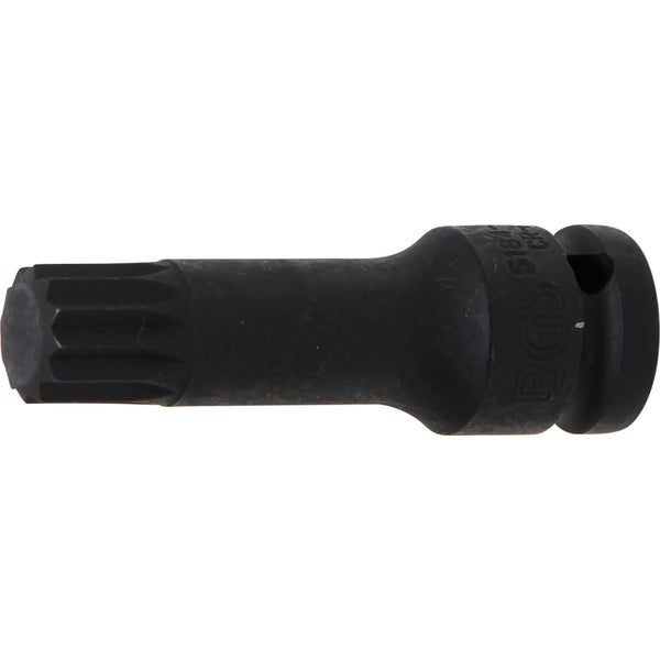 BGS Kraft-Bit-Einsatz Länge 78 mm Antrieb Innenvierkant 12,5 mm (1/2) Innenvielzahn (für XZN) M18 - 5184-M18