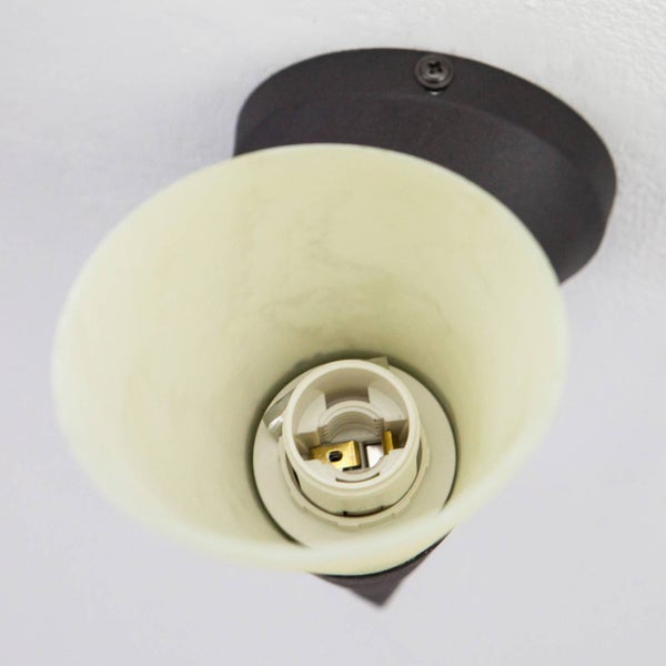 Lindby Wandleuchte, Wandlampe Innen Alva (Modern) in Braun aus Metall (1 flammig E14) - Wandfackel Wandstrahler Wandbeleuchtung Schlafzimmer / Wohnzimmer Flurleuchte